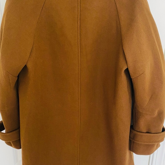 Double Button Raglan Sleeve Overcoat - Picture 7 of 14